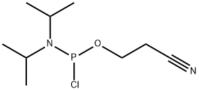 2-Cyanoethyl N,N-diisopropylchlorophosphoramidite 구조식 이미지