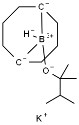 Potassium 9-(2,3-dimethyl-2-butoxy)-9-boratabicyclo[3.3.l]nonane Structure