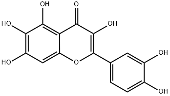 3,3',4',5,6,7-HEXAHYDROXYFLAVONE 구조식 이미지