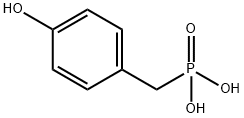 4-Hydroxybenzylphosphonic acid 구조식 이미지