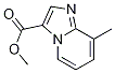 IMidazo[1,2-a]pyridine-3-carboxylic acid, 8-Methyl-, Methyl ester Structure