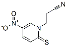 1(2H)-Pyridinepropionitrile,  5-nitro-2-thioxo-  (7CI) 구조식 이미지