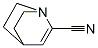 1-Azabicyclo[2.2.2]oct-2-ene-2-carbonitrile(7CI) Structure