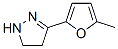 2-Pyrazoline,  3-(5-methyl-2-furyl)-  (7CI) 구조식 이미지