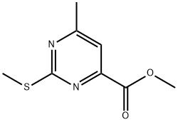 메틸6-메틸-2-(메틸티오)피리미딘-4-카르복실레이트 구조식 이미지