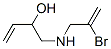 1-(2-bromoprop-2-enylamino)but-3-en-2-ol Structure