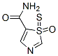 5-Thiazolecarboxamide,  thio-,  1-oxide  (7CI) Structure