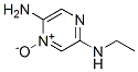 2,5-피라진디아민,N-에틸-,4-옥사이드(9CI) 구조식 이미지