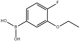 3-Ethoxy-4-fluorobenzeneboronic acid 구조식 이미지