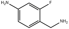 벤젠메탄아민,4-아미노-2-플루오로-(9CI) 구조식 이미지