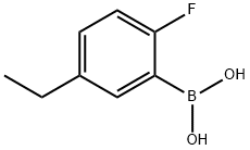 5-Ethyl-2-fluorophenylboronic acid Structure