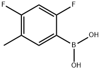 (2,4-DIFLUORO-5-METHYLPHENYL)BORONIC ACID Structure