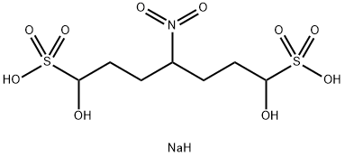 1,7-Heptanedisulfonic acid, 1,7-dihydroxy-4-nitro-, sodiuM salt Structure