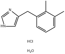 4-(2,3-DIMETHYL-BENZYL)-1H-IMIDAZOLE HCL H2O Structure
