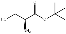 L-Serine, 1,1-dimethylethyl ester 구조식 이미지