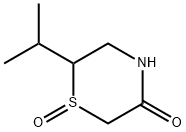 3-Thiomorpholinone,6-isopropyl-,1-oxide(7CI) Structure