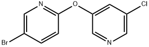 3-bromo-6-(5-chloropyridin-3-yloxy)pyridine 구조식 이미지