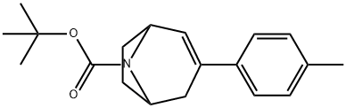 8-Boc-3-p-tolyl-8-aza-bicyclo[3.2.1]oct-2-ene Structure