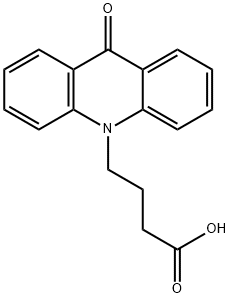 9-Oxo-10(9H)-acridinebutanoic acid Structure