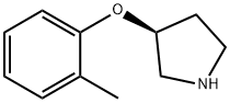 (S)-3-(O-TOLYLOXY)PYRROLIDINE Structure