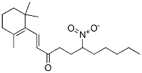 6-Nitro-1-(2,6,6-trimethyl-cyclohex-1-enyl)-undec-1-en-3-one 구조식 이미지