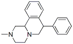 1,3,4,6,7,11b-hexahydro-2-methyl-7-phenyl-2H-pyrazino(2,1-a)isoquinoline 구조식 이미지