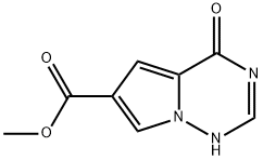 Methyl 4-hydroxypyrrolo[1,2-f][1,2,4] triazine-6-carboxylate Structure