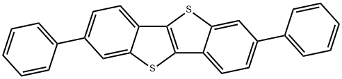 2,7-DIPHENYL[1]벤조티에노[3,2-B][1]벤조티오펜 구조식 이미지