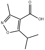 5-ISOPROPYL-3-METHYLISOXAZOLE-4-CARBOXYLIC ACID Structure