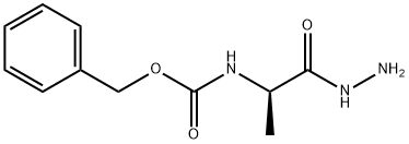 벤질N-[(1R)-1-(히드라진카르보닐)-에틸]카르바메이트 구조식 이미지