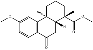 (1S,4aS)-6-Methoxy-1,4a-diMethyl-9-oxo-1,2,3,4,4a,9,10,10a-octahydrophenanthrene-1-carboxylic acid 구조식 이미지