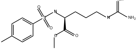 P-TOLUENESULFONYL-L-ARGININE METHYL ESTER HCL 구조식 이미지