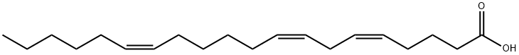 (5Z,8Z,14Z)-Eicosatrienoic acid Structure