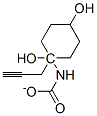 1,4-Cyclohexanediol,1-(2-propynyl)-,1-carbamate,trans-(9CI) Structure