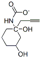 1,3-Cyclohexanediol,1-(2-propynyl)-,1-carbamate,trans-(9CI) 구조식 이미지