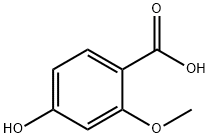 4-HYDROXY-2-METHOXY-BENZOIC ACID Structure