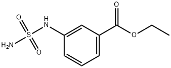 Benzoic acid, 3-[(aminosulfonyl)amino]-, ethyl ester (9CI) Structure