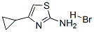 2-Thiazolamine,4-cyclopropyl-,monohydrobromide(9CI) Structure