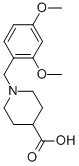 1-(2,4-dimethoxybenzyl)piperidine-4-carboxylic acid Structure