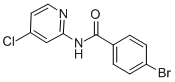 BENZAMIDE, 4-BROMO-N-(4-CHLORO-2-PYRIDINYL)- 구조식 이미지