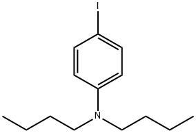 N,N-BIS(N-부틸)-4-요오도아닐린 구조식 이미지
