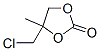 1,3-Dioxolan-2-one,  4-(chloromethyl)-4-methyl- Structure