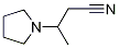 b-Methyl-1-Pyrrolidinepropanenitrile Structure