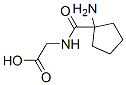 2-[(1-아미노시클로펜탄카르보닐)아미노]아세트산 구조식 이미지