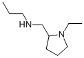 N-[(1-ETHYL-2-PYRROLIDINYL)METHYL]-1-PROPANAMINE 구조식 이미지