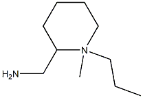 N-[(1-METHYL-2-PIPERIDINYL)METHYL]-1-PROPANAMINE 구조식 이미지