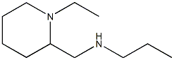 N-[(1-ETHYL-2-PIPERIDINYL)METHYL]-1-PROPANAMINE Structure