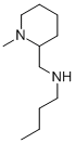 BUTYL[(1-METHYLPIPERIDIN-2-YL)METHYL]AMINE Structure
