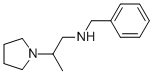 N-BENZYL-2-(1-PYRROLIDINYL)-1-PROPANAMINE 구조식 이미지
