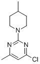 4-CHLORO-6-METHYL-2-(4-METHYLPIPERIDIN-1-YL)PYRIMIDINE Structure